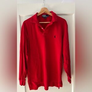 Ralph Lauren Men's Vibrant Red Polo Shirt